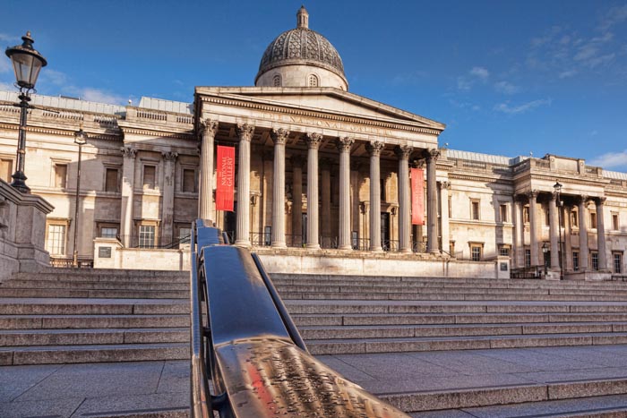 National Gallery, Trafalgar Square, London.