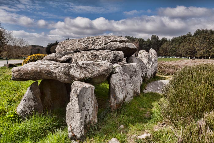 The Kermario dolmen at Carnac, Brittany, France.