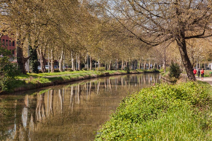 Canal du Midi, Toulouse, Haute-Garonne, Midi-Pyrenees, France.