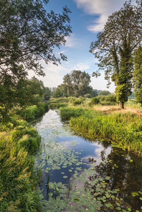 River Stour at Nayland, Suffolk, England, in Constable Country.
