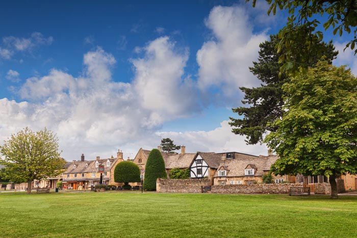 The Cotswold village of Broadway, Worcestershire, England