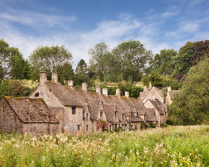 Arlington Row, Bibury, Gloucestershire, England