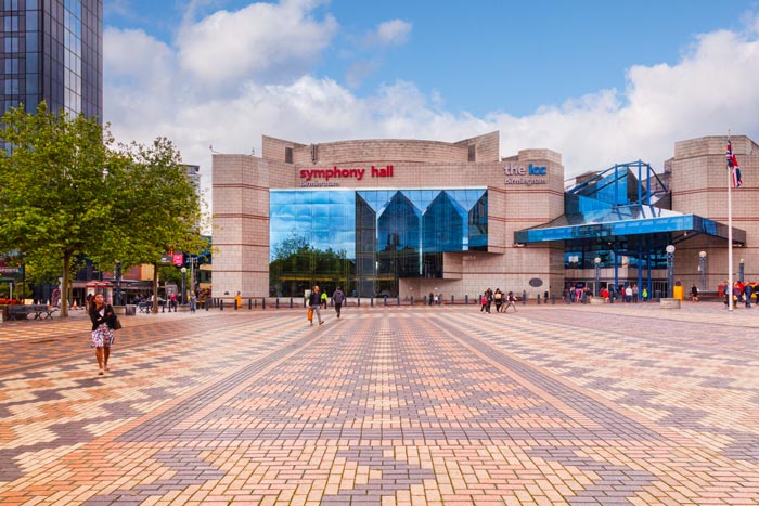 Birmingham Symphony Hall and ICC, Broad Street, Birmingham, England