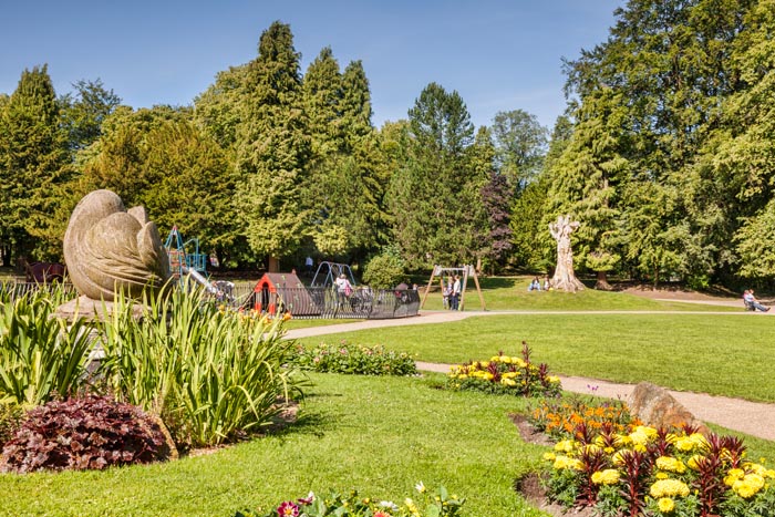 Buxton Pavilion Gardens, Buxton, Derbyshire, England