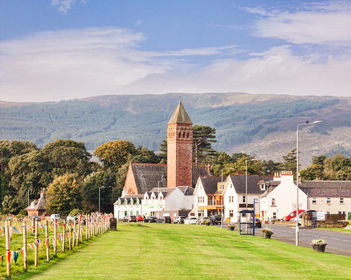 The village of Lamlash, Arran,North Ayrshire, Scotland.