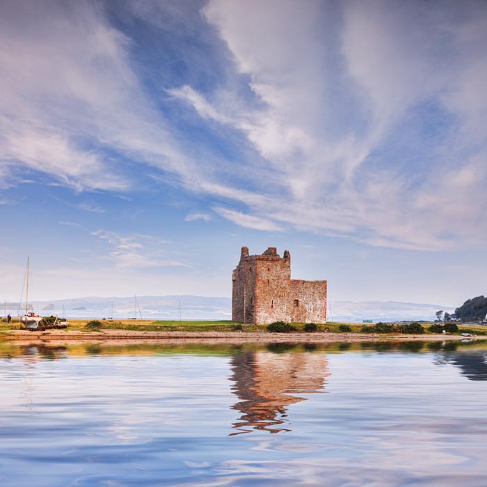 Lochranza Castle, Arran, North Ayrshire, Scotland.