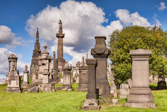 Glasgow Necropolis, Glasgow, Scotland, UK.