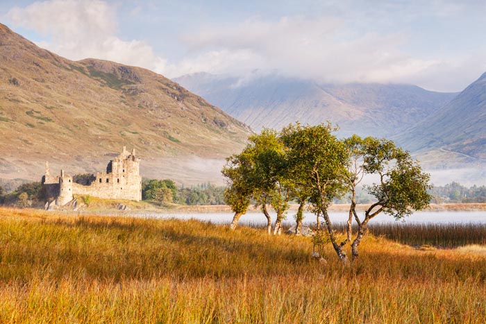 Kilchurn Castle, Loch Awe, Argyll and Bute, Scotland, UK.