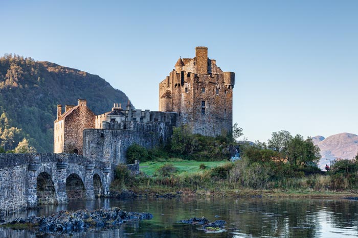 Sunrise at Eilean Donan Castle, Highland, Scotland, UK