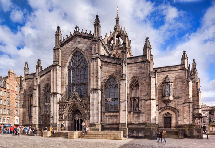 St Giles Cathedral, Edinburgh, Scotland, UK
