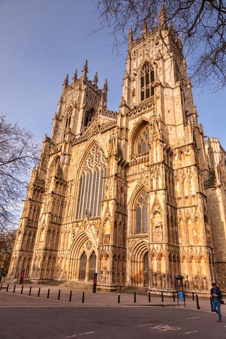 West facade of York Minster, York, North Yorkshire, England, UK