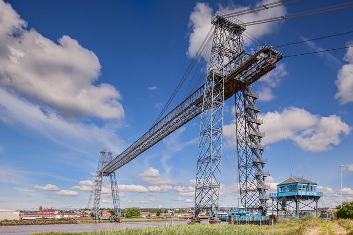Transporter Bridge, Newport, Gwent, South Wales, UK.
