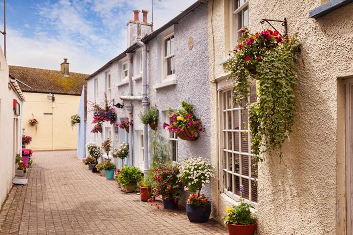 Cobb Lane, Tenby, Pembrokeshire, Wales, UK