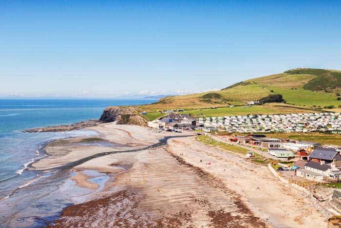 Clarach Bay, Aberystwyth, Cardiganshire, Wales, UK