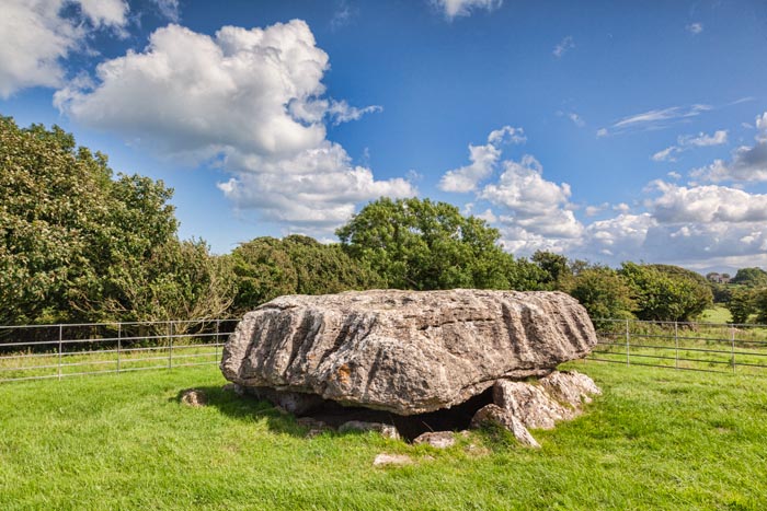 Lligwy Burial Chamber, Anglesey, Wales, UK.