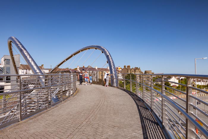 Celtic Gateway Bridge, Holyhead, Anglesey, Wales, UK