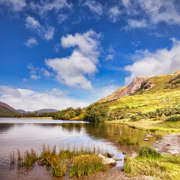 Lake Buttermere, Lake District National Park, Cumbria, England, UK