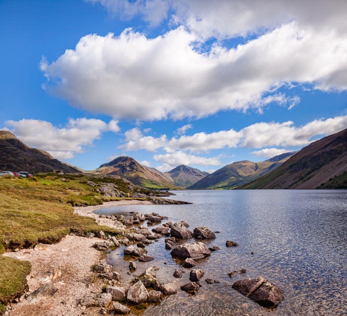 Wast Water and Wasdale, Lake District National Park, Cumbria, England, UK