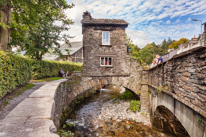 Bridge House, Ambleside, Lake District National Park, Cumbria, England, UK