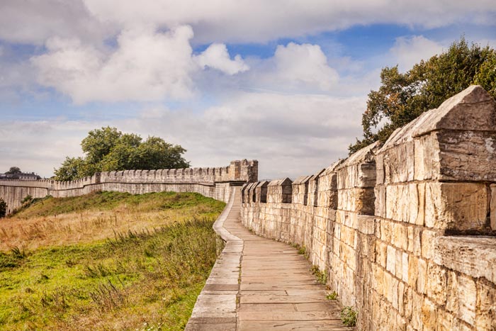 York City Walls, North Yorkshire, England, UK