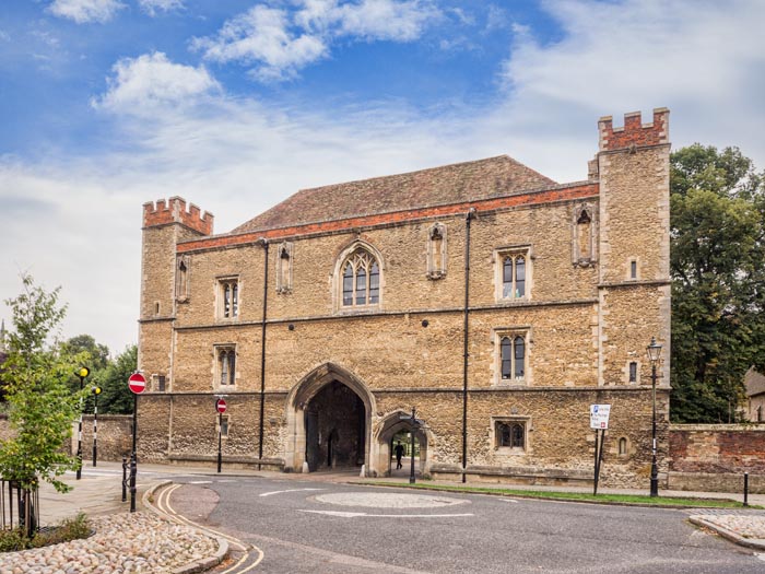 The Porta Gate, Ely, Cambridgeshire, England, UK