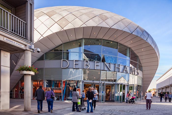Debenhams Department Store, Bury St Edmunds, Cambridgeshire, England, UK